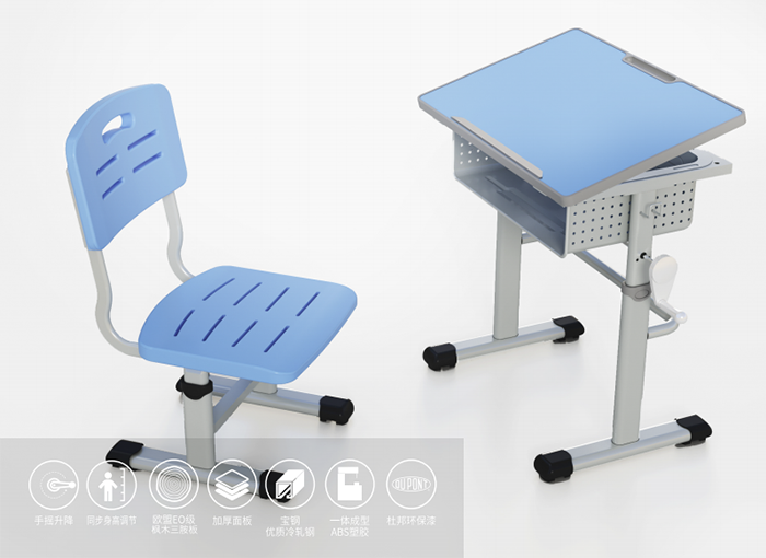 处理工艺影响着学生课桌椅的质量好坏(图1)